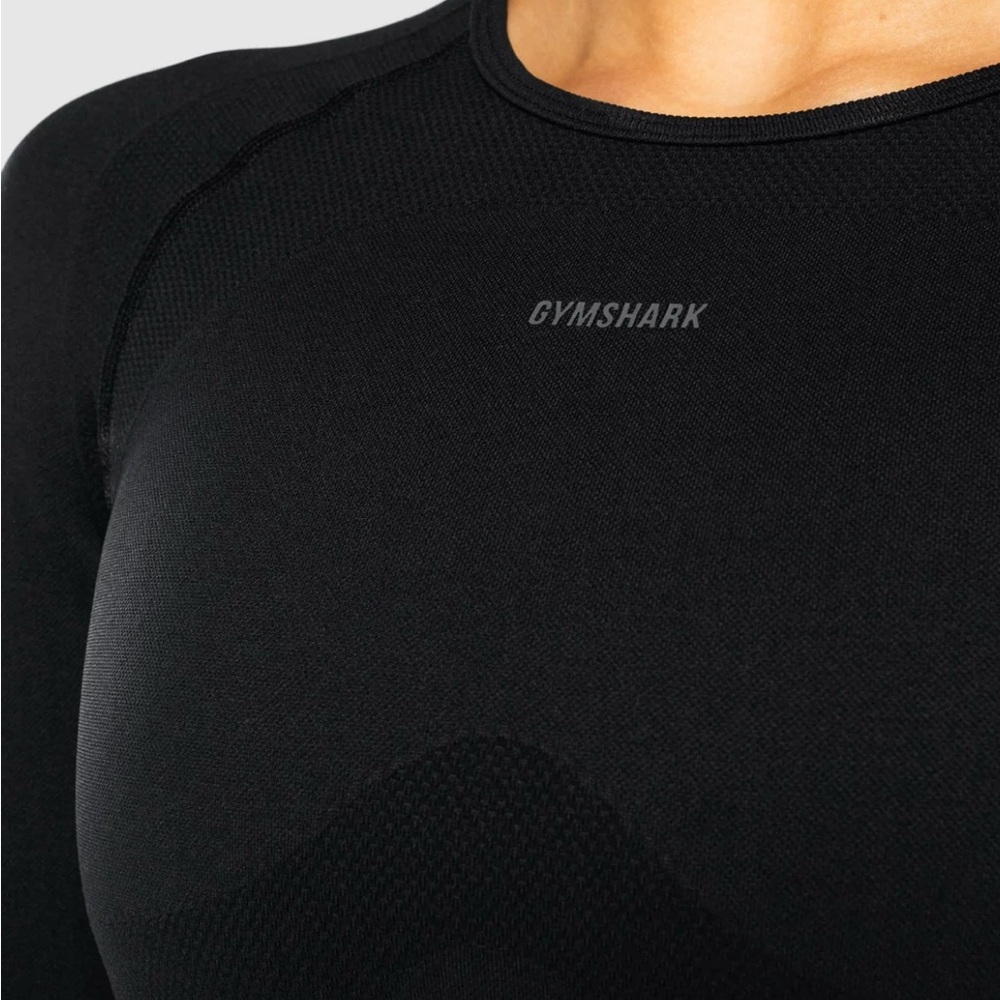 Gymshark Black Long Sleeve Top
